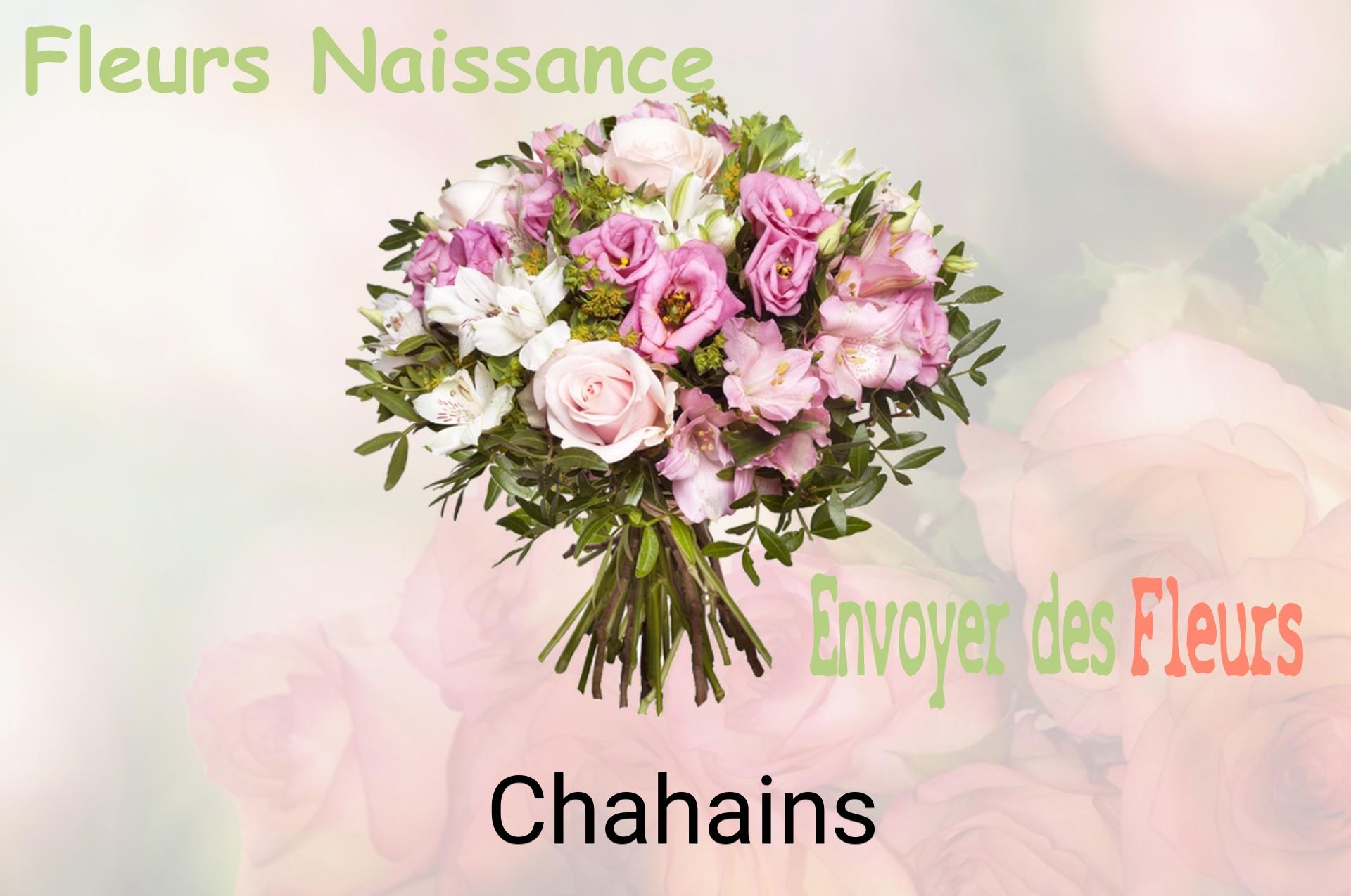 Bouquet de fleurs de naissance livré à Chahains